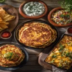 Cottage cheese keto recipes displayed on a rustic table