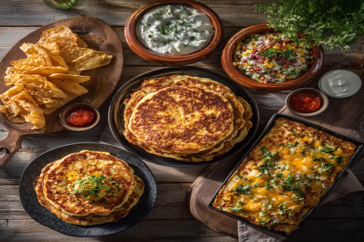 Cottage cheese keto recipes displayed on a rustic table