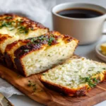 Keto bread recipes with cottage cheese loaf on table