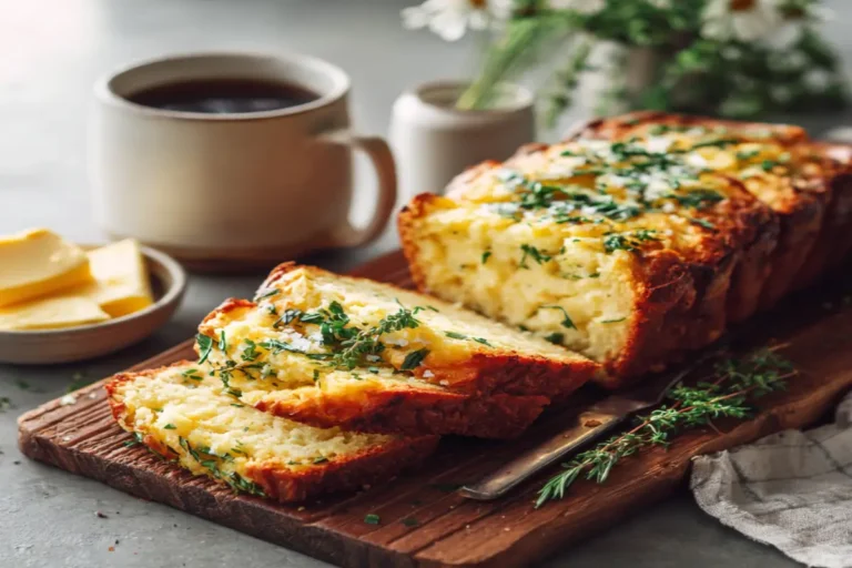 Sliced keto bread made with cottage cheese